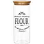 Банка для хранения Galleryglass Flour стеклянная с бамбуковой крышкой 1 л (85006093) - миниатюра 1