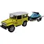Джип Із Причепом Автопром Ap7465 Масштаб 1:50 Yellow - мініатюра 1