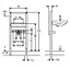 Інсталяція для раковини Geberit Duofix 111.434.00.1 - мініатюра 2