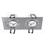 Светильник точечный Brille HDL-DT 102/2 Aluminium MR16 162352 - миниатюра 1