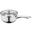 Ківш Ardesto зі скляною кришкою Gemini Gourmet Aosta 1.2л нержавіюча сталь kuh0014708 - мініатюра 1