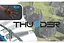 Батут із внутрішньою сіткою THUNDER OUTSIDE PRO 12FT 366 см Black/Blue - мініатюра 3