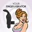 Вібратор на палець FeelzToys Magic Finger 10 см чорний - мініатюра 3