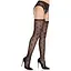 Колготки-панчохи Leg Avenue Heart Garterbelt Stockings One Size Black - мініатюра 4