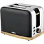 Тостер Ardesto T-F420BWD, Black, 800W, 2 тости, 2 відділення, 7 режимів підсмажування, розморожування - мініатюра 1