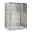 Душова кабіна без піддону Koer SR SC07-120x90x200-TR-01 прозоре скло Easy Clean 8 мм, хром KR5370, Універсальна, прозорий, хром - мініатюра 1