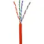 Кабель кручена пара Gear UTP 4x2x0,50 Cat5E, CCA, LSZH низькодимний для внутрішніх робіт, помаранчевий, 305m - мініатюра 1
