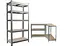 Стелаж металевий 180x90x30 5 полиць (сірий) - мініатюра 4