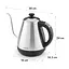 Электрический чайник Klarstein Garcon 2000Вт (10032533) - миниатюра 8
