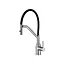 Змішувач для кухні Koer KI-70026-02 з чорним силіконовим виливом (KR5209) - мініатюра 1