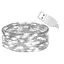 Гірлянда крапля роси usb Sun Lamp 100 led нитка довжина 10м c USB для 5v, від powerbank, біле світло - мініатюра 1