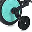 Детский беговел-велосипед MBB 1012-1 Profi Kids 12" EVA-колеса эксцентрик черно-голубой - миниатюра 9