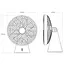 Портативный вентилятор Xiaomi Sothing Forest Desktop Fan (DSHJ-S-1907) Beige - миниатюра 9