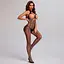 Сексуальний бодістокінг з відкритими зонами S/M/L Чорний K000708 - мініатюра 4