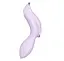 Вакуумний стимулятор клітора з вібрацією Satisfyer Curvy Trinity 2 бузковий - мініатюра 2
