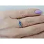 Серебряное кольцо Агни Момент с кварцем tanzanite и фианитами. 1309/1Р-QTANZ 17 - миниатюра 2