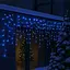 Вулична гірлянда Бахрома GarlandoPro 12 м 200 LED білий дріт Синій 12MWBL - мініатюра 1