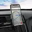 Автотримач для телефона з БЗП HOCO CA105 Guide three-axis linkage wireless charging car holder Black - мініатюра 5