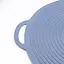 Крышка для посуды TS Kitchen силиконовая универсальная диаметром 28 см серая HP34540L - миниатюра 4