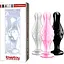 Стеклянный фаллоимитатор LoveToy 4.5" Glass Romance 11.5 см черный - миниатюра 1