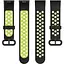 Ремешок DK CDK Silicone Sport Band Nike для Xiaomi Redmi Watch (012954) (black / green) - миниатюра 3