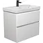 Тумба Мойдодир Палермо 80-U Vivace 80 з умивальником Білий - мініатюра 1