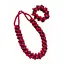 Набір намисто-браслет 662 Червоний (2000989205432A) - мініатюра 1