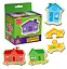 Гра развивающая, пазлы магнитные Цветные дома - миниатюра 1