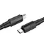 Кабель Hoco Type-C to Type-C Solid charging data cable X84 чорний 1м 60W - мініатюра 1