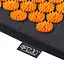 Коврик акупунктурный 4FIZJO Аппликатор Кузнецова с валиком 128 x 48 см Black/Orange 4FJ0049 (P-5907222931776) - миниатюра 3