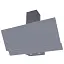 Вытяжка декоративная наклонная Минола HVS 9412 GR 850 LED - миниатюра 4