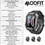 Наручний годинник чоловічий Warrior All Black Modfit acs0029733 - мініатюра 2