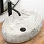 Умивальник Rea Linda stone накладний REA-U1020, Сірий - мініатюра 5