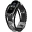Ремешок винтажный Carprie для фитнес-браслета Xiaomi Mi Band 5 и 6 Type D Black black - миниатюра 1