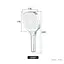 Ручной душ Gappo G001, 3-режим, белый/хром, Хром - миниатюра 7