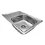 Кухонна мийка Kroner KRP Satin-6950 (0,8 мм) CV022780, Satin - мініатюра 2