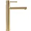 Смеситель для умывальника Rea Tess L.gold mat золотой высокий REA-B5660 Золотой - миниатюра 4