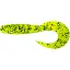 Силікон FishUP Mighty Grub 4.5" #026 - Flo Chartreuse/Green (4 шт/уп) - мініатюра 1