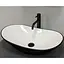 Умивальник VBI Turin black white накладний VBI-011513, Чорний матовий - мініатюра 1