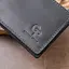 Мужской кожаный кошелек Grande Pelle 12х8х1 см acs0014769 - миниатюра 9