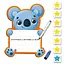 Магнитная доска "Коала" с маркером Vladi Toys VT3601-23 укр - миниатюра 2