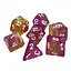 Набор кубиков Double Color Glitter 7 Dice Set - Yellow-Pink , 7 шт. (g7dglitdc12) - миниатюра 1
