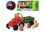 Трактор інтерактивний Limo Toy з причепом та фігурками тварин  - мініатюра 1