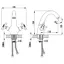 Змішувач для раковини Corso BRENTA FE-2A152K - мініатюра 5