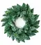 Вінок новорічний різдвяний Hvoya Elegant із штучної хвої зелений 40 см - мініатюра 1