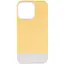 Чохол Epik TPU+PC Bichromatic для Apple iPhone 13 Pro 6.1 Creamy-yellow/White - мініатюра 1