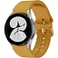 Ремінець для Samsung Galaxy Watch 5 - жовто-гірчичний ширина кріплення 20мм силікон розмір L Watchbands Color (WB00S4GALAXYCOLOR65) - мініатюра 1