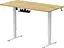 Стол с электрорегулировкой высоты Officepro ODE1470LWW Light Wood/White (ODE1470LWW) - миниатюра 2