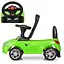 Дитяча каталка-толокар Bambi Racer з музикою та світлом зелена (M 3147B-5) - мініатюра 3