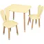 Дитячий столик 04-025BEIGE зі стільцем, бежевий - мініатюра 1